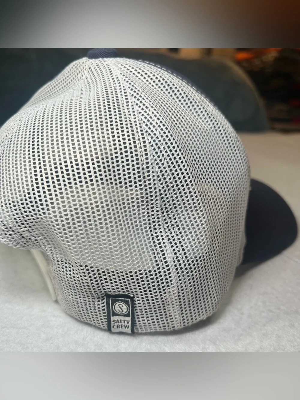 Salty Crew Youth Sealine Retro Trucker Hat Navy Blue OSFM Snapback Cap